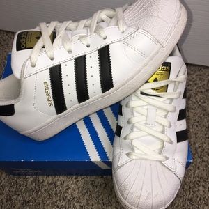 White/black adidas
